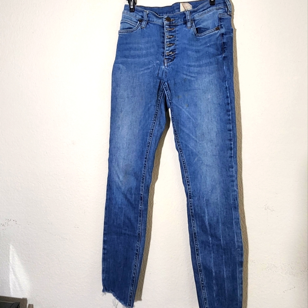 Free people Button‎ Fly jeans Size 28R